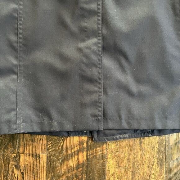 VINTAGE MARCIE DALE AIR FORCE OVERCOAT MENS 35 XS WOOL BLUE PEWTER BUTTONS 70s - Picture 6 of 13